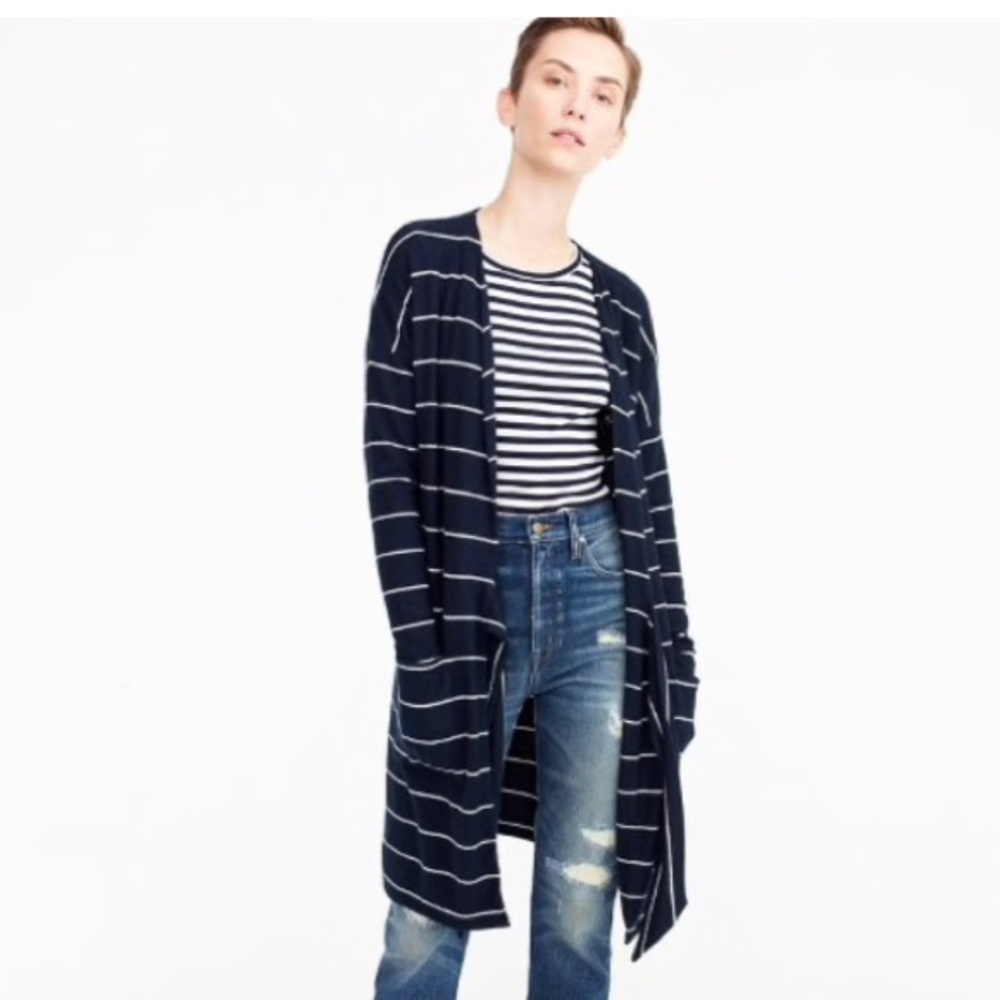 NWOT/ Tie-front long cardigan- XS